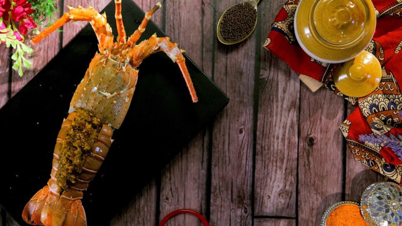 Chingri Machher Chine Kabab | Stuffed Lobster Recipe By Ananya | Bengali Sea Food Recipe #DurgaPuja | India Food Network