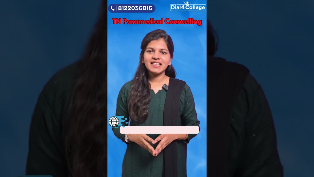  TN Paramedical Counselling 2025 Online Application Updates For Every Course
