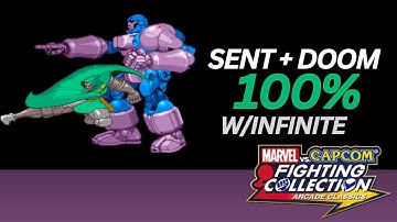 Mvc2 (PS4) Sentinel + Doom 100% Combo w/ Doom Infinite