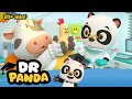 Dr panda  dr panda is a doctor dentist  meteorologist  full episodes  kids learning