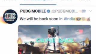 PUBG UNBAN STATUS | PUBG COME BACK | PUBG LOVER