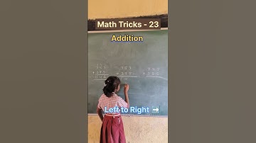 Addition Trick | Math Tricks | Easy maths | Creative way of teaching | Innovative ideas #shorts #yt