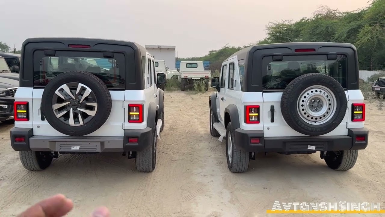 2025 THAR ROXX TOP VS BASE MODEL ❤️ MX1 VS AX7L 😍 PRICE DIFFERENCE WORTH 8 LAKHS ? THAR ROXX COMPARE