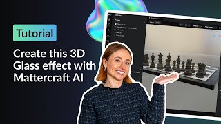 Create a Realistic Glass Shader with Mattercraft AI