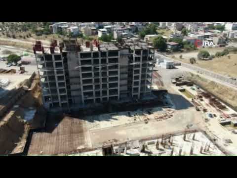 Drone ile çekilmiş inşaat görüntüsü