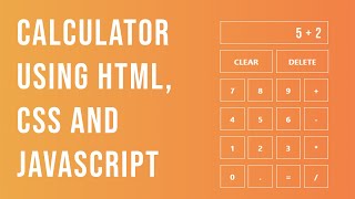 Create Beautiful Material Design Calculator using HTML, CSS and JS