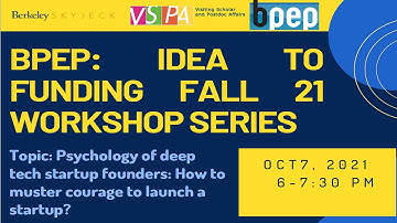 Psychology of deep tech startup founders