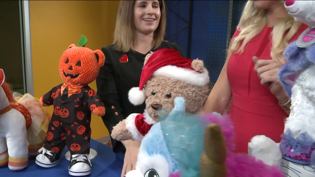 Fox 2 9AM Build A Bear Plush Animal Day - YouTube