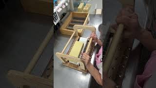 Slow soapcutting #smallbusiness #alegnasoap #soap #asmr #slowmotion #soapmaking #shorts #short