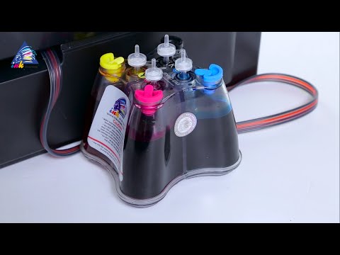 Установка СНПЧ на Epson Expression Home XP-420