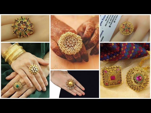 Brass Ladies Golden Ring, Free at Rs 301 in Surat | ID: 26481120912