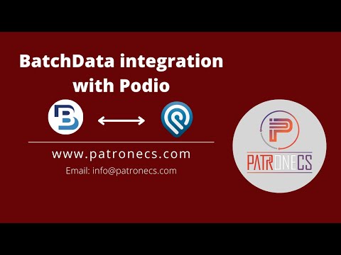 BatchData integration with Podio