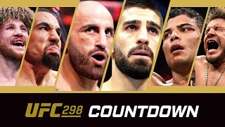 UFC 298 Countdown＜日本語字幕付＞：フェザー級王者のボルカノフスキーにイリア・トプリアが挑む！ ウィテカー対コスタ、ドバリシビリ対セフード戦も！