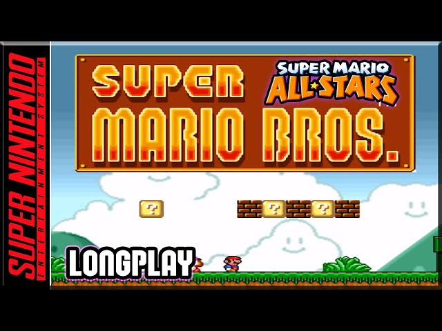 Longplay] SNES - Super Mario All-Stars - Super Mario Bros (HD, 60FPS) 