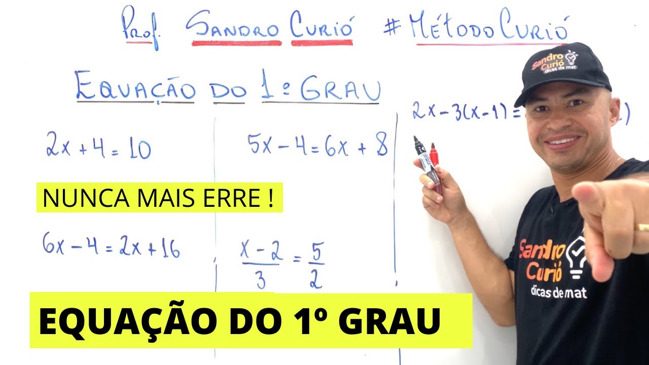 EQUAÇÃO DO 1º GRAU - CORTE LIVE 2 