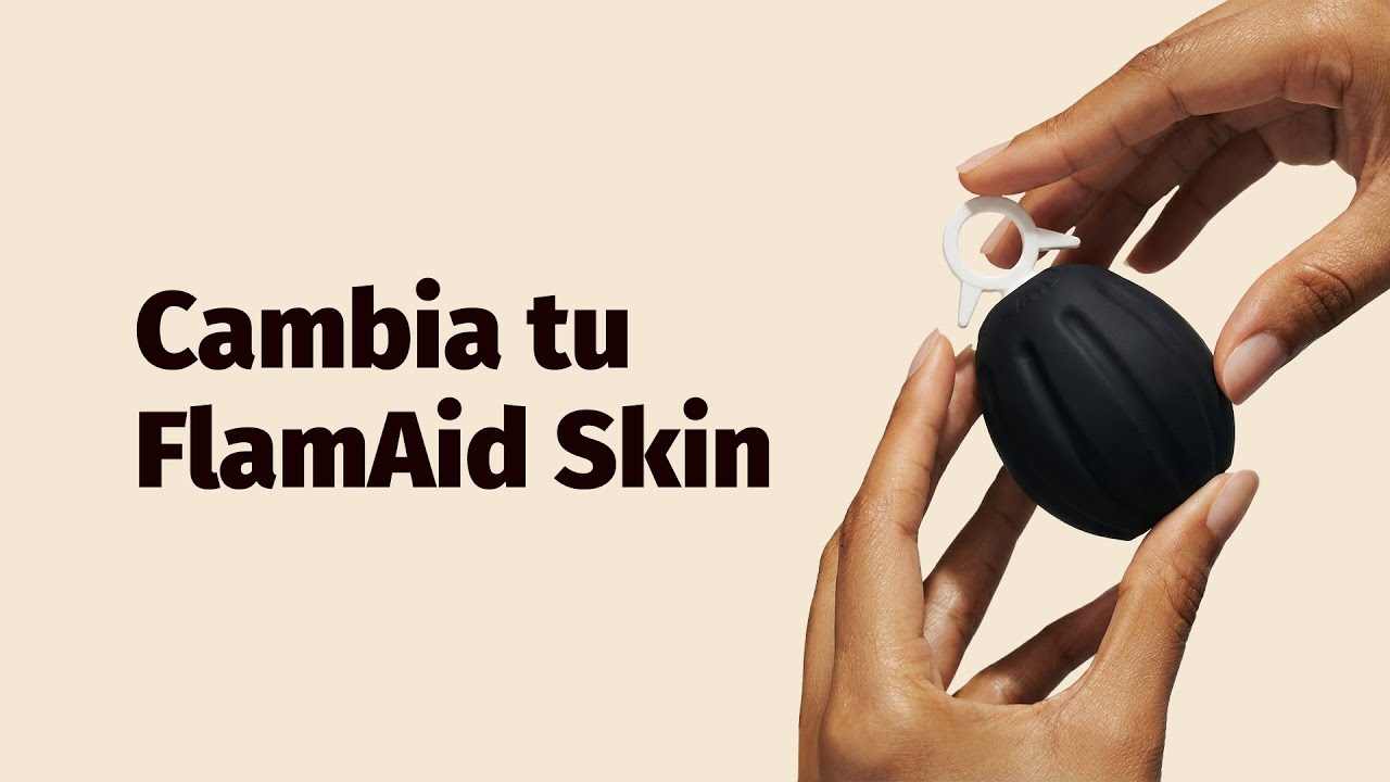 Cómo cambiar la funda de tu FlamAid