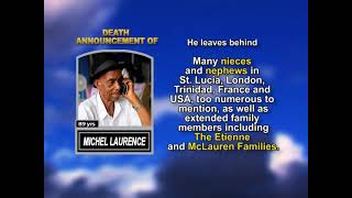 Michel Laurence ~ Long Obituary