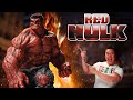 RED HULK!!! INCREDIBLE XM Studios Marvel Comics Statue Unboxing & Review!