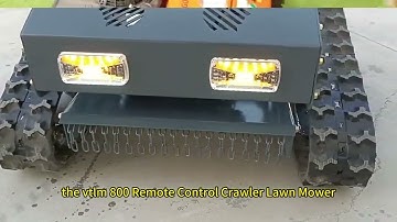 Vigorun VTLM800 remote control tracked weed cutter for sale made by Vigorun Tech