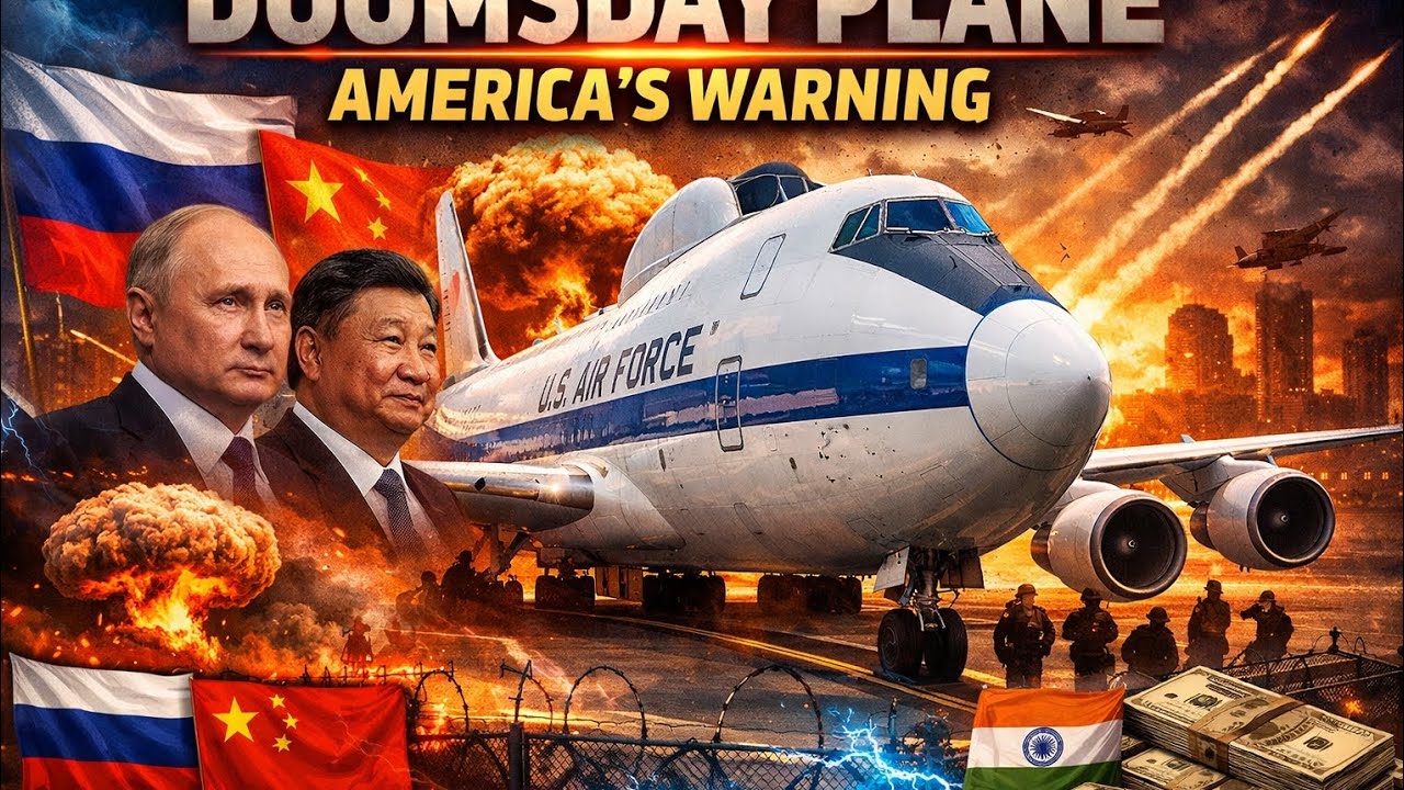 Doomsday Plane Returns 🚨 America Signals Nuclear Readiness