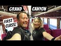 GRAND CANYON RAILWAY! (BEST WAY) TRAIN TRAVEL TO GRAND CANYON ARIZONA!