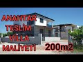 ANAHTAR TESLİM VİLLA MALİYETİ