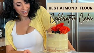 BEST Almond Flour Birthday Cake! GRAIN FREE, DAIRY FREE, & PALEO! | Chef Tara Radcliffe