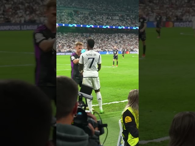 Vinicius Junior winding up Kimmich is EVERYTHING! 🤣 #UCL class=