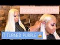 Toning 613 Wig/Unit *IT TURNED PURPLE* Wella Toner/Purple Shampoo WATERCOLOR METHOD?? PriveXtentions