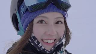 みんなボード楽しんでる？仁井田薫たざわこスキー場でカービング。まさかの今シ初ハンドスライド！