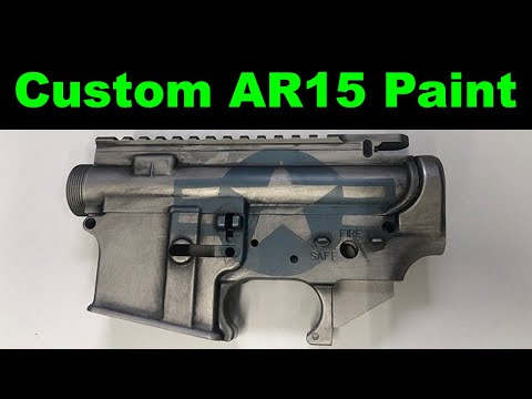 Видео: AR15 Custom Paint