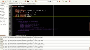 Advanced Fortran Programming : 026 : Optional Parameters 2 and Array Valued Functions
