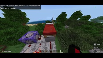 A working one player sleep system for bedrock.