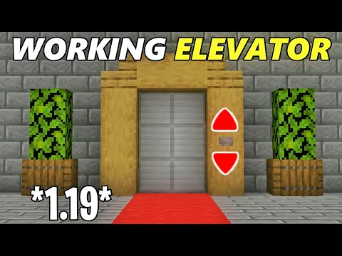 How to make an EASY ELEVATOR! minecraft | BEDROCK/JAVA/MCPE