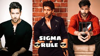 Hrithik😱Roshan ll🔥Sigma Rule🔥ll😎Attitude😎ll Whatsapp Status#Nice Status