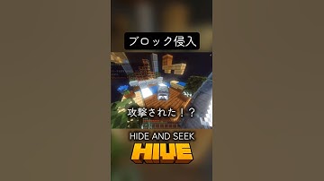 HIDE AND SEEK　Switch【マイクラ統合版】『The Hive』