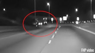 Dashcam video shows driver run away from I-275 crash
