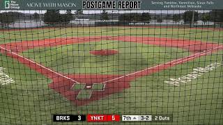 Brookings Post 74 vs Yankton Post 12 (Baseball)