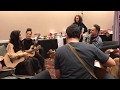 Ensayo de "Telefonía" / Natalia Lafourcade, Jorge Drexler, Mon Laferte.