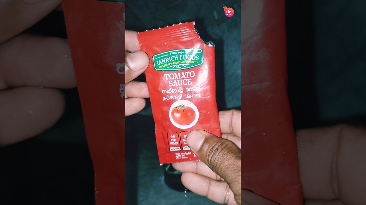 Эксперимент с водой и томатным соусом | Удивительный тест на реакцию с томатным соусом |