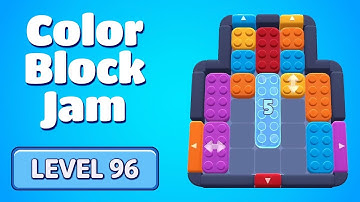 Color Block Jam Level 96 Solution Walkthrough