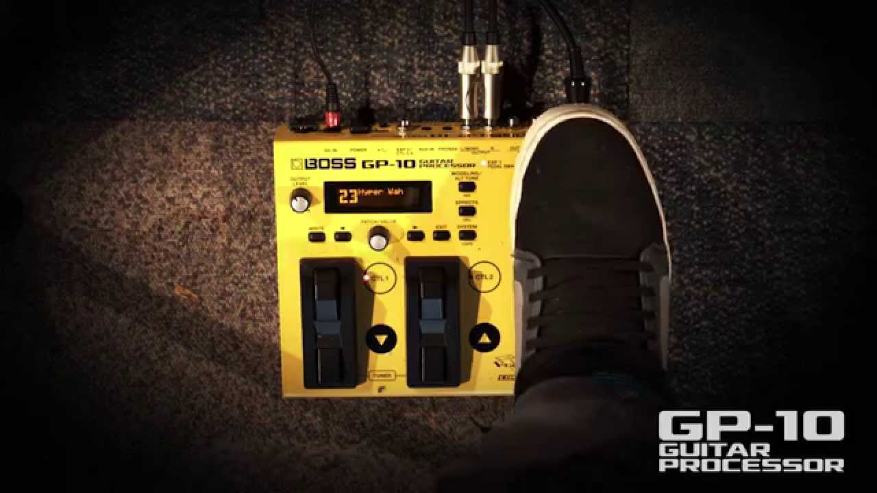 BOSS GP-10 Guitar Processor Overview - YouTube