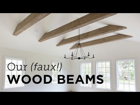 How to Install Wood Beams on Ceiling 