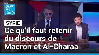 Macron en Syrie : ce qu’il faut retenir de la conférence de presse avec Al-Charaa • FRANCE 24