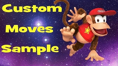 Diddy Kong Custom Moves Sample