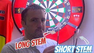 How different stem lengths affect a dart