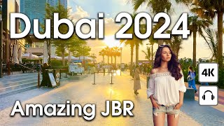 Dubai  Amazing Jumeirah Beach Residence [ 4K ] Walking Tour