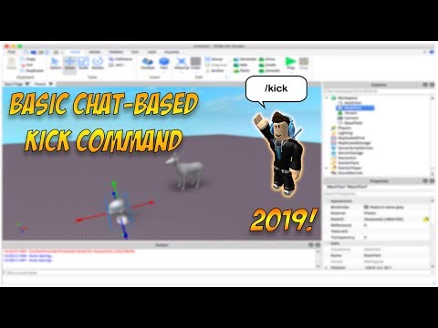 Rt Making A Basic Chat Based Kick Command Roblox Studio Youtube