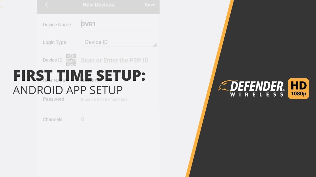 Install and Setup the Defender HD App 