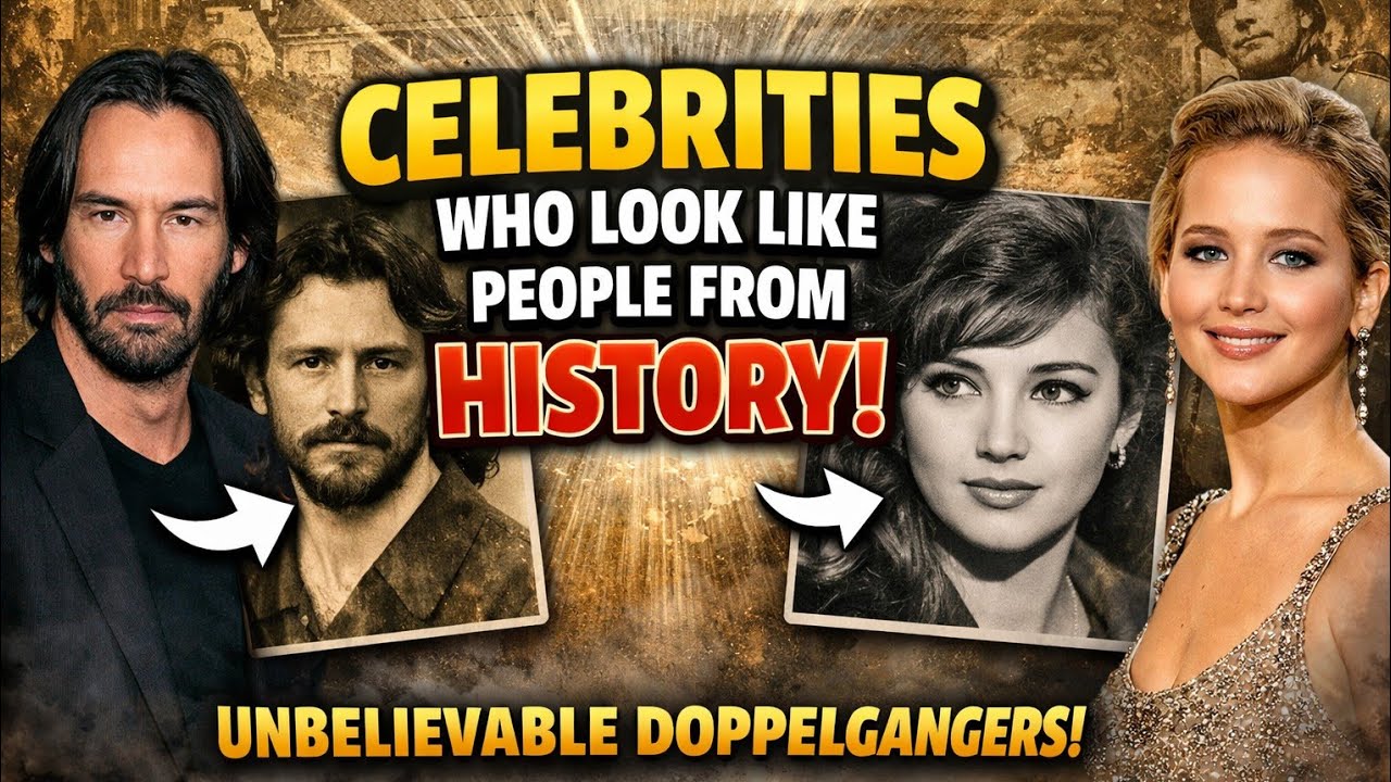 Celebrities Who Look Exactly Like People From History😱😱 – Unbelievable Doppelgangers!
